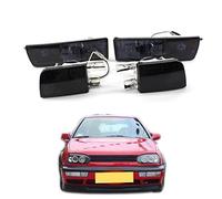 BATLAM 1 Juego Luz Antiniebla Delantera Luz Intermitente Para VW Golf Jetta MK3 1993-1998,Negro