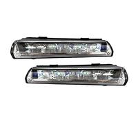 BATLAM 2 Piezas Luz De Conducción Diurna LED DRL Luz De Señalización Delantera 9608201056 9608200956 24V para Mercedes Benz Actros MP4 Camión