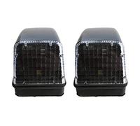 BATLAM 2 Piezas Luz LED Indicador De Cabina Luz De Señalización Superior 1623726 24V para Camión Volvo FH FM,Blanco