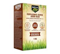 Batlle BIO Fertilizante Césped - Abono Ecológico NPK 9-2-6 - Apto Agricultura Biológica - Con Carbono Biogénico y Ácidos Húmicos (1 kg)