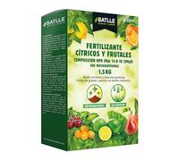 BATLLE Fertilizante Cítricos y Frutales Granulado 1,5 kg - NPK 14-8-18 con Micronutrientes para Crecimiento, Floración y Fructificación de Calidad