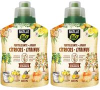 BATLLEBIO Fertilizante Cítricos 400 ml - Abono Orgánico con Aminoácidos y Algas para Limoneros, Naranjos y Mandarinos (Paquete de 2)
