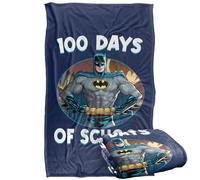 Batman 100 Days Of School Manta súper suave con tacto sedoso - 91 x 147 cm