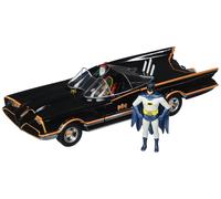 Jada Vehiculo Clasico Batmovil w/Batman & Robin, Multicolor (98259)