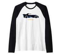 Batman (1989) The Batmobile Drawing Camiseta Manga Raglan