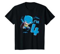 Batman 4th Birthday Cute I'm 4 Camiseta