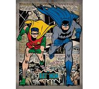 Batman 60 x 80 cm Comic Montage impresión de Lienzo