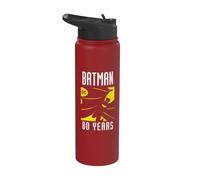 Batman 80 Years Logo Stainless Steel Insulated Water Bottle