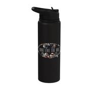 Batman 80 Years Long Live the Bat Shield Logo Stainless Steel Insulated Water Bottle