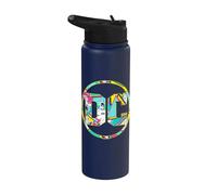 Batman 80's DC Comics Logo Stainless Steel Insulated Water Bottle