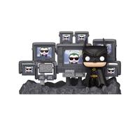 Batman 85th Anniversary Pop Moments Deluxe Vinile Figures Batman In Batcave 9 Cm
