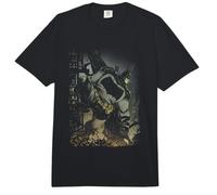 Batman Absolute Hanging Over City Comfort Colors Adult Heavyweight T-Shirt
