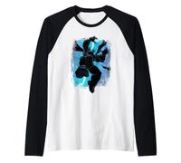 Batman Absolute Leaping Lightning Camiseta Manga Raglan