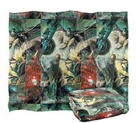 Batman Alex Ross Panels Officially Licensed Silky Touch Super Soft Throw Blanket 152 x 127 cm