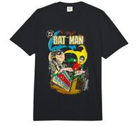Batman and Robin Comic Cover Comfort Colors Adult Heavyweight T-Shirt