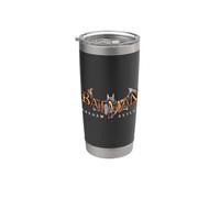 Batman: Arkham Asylum Logo Vaso térmico de acero inoxidable de doble pared