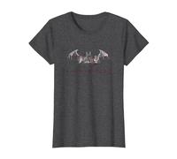 Batman: Arkham City Bat Fill Camiseta, Mujer, Jaspeado Oscuro, XS