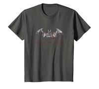 Batman: Arkham City Bat Fill Camiseta, Niños, Asfalto, 6 años