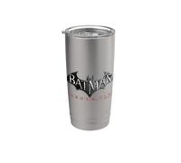 Batman: Arkham City Logo Vaso térmico de acero inoxidable de doble pared