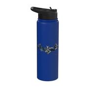 Batman: Arkham Knight Descending Logo Stainless Steel Insulated Water Bottle