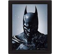 Batman Arkham Origins 10 x 20,32 cm de Batman con Marco con Tapa 3D Póster, Multi-Color