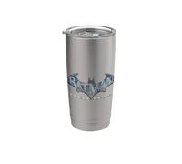 Batman: Arkham Origins Logo Vaso térmico de acero inoxidable de doble pared