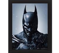 Batman Arkham Origins Póster 3D Enmarcado de Batman Joker Flip de 10 x 8 Pulgadas, Pet und Tinte Wird Der Rahmen aus PS, Multicolor, 20l x 10an cm