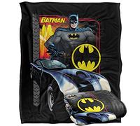 BATMAN Bat Racing Manta súper Suave con Tacto Sedoso - 152 x 127 cm