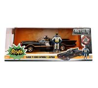 Batman BATMOBILE Modelo AUTO Con Figura CLÁSICA SERIE TV 1/24 DieCast JADA