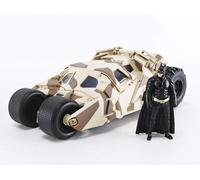 Jada Batmóvil Metal Camuflaje 1:24 2008, El Caballero Oscuro, Negro, Incluye Figura Batman(253215006)