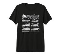 Batman Batmobile Side Shots Camiseta Premium