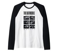 Batman Batmobiles Live Shots Camiseta Manga Raglan