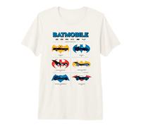 Batman Batmobiles Through The Years Logos Camiseta Premium