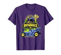 Batman Batwheels The Bat and His Wheels Camiseta, Hombre, Morado, XL