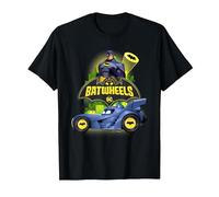 Batman Batwheels The Bat and His Wheels Camiseta, Hombre, Negro, M