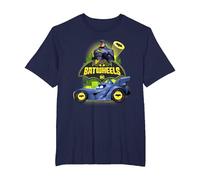 Batman Batwheels The Bat and His Wheels Camiseta, Hombre Tallas Grandes, Azul Marino, 2X Alto