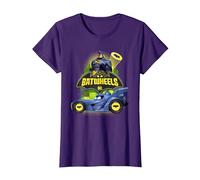 Batman Batwheels The Bat and His Wheels Camiseta, Mujer, Morado, 3XL