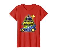Batman Batwheels The Bat and His Wheels Camiseta, Mujer, Rojo, 3XL