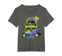 Batman Batwheels The Bat and His Wheels Camiseta, Mujer Tallas Grandes, Asfalto, 6XL Grande