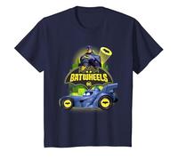 Batman Batwheels The Bat and His Wheels Camiseta, Niños, Azul Marino, 6 años