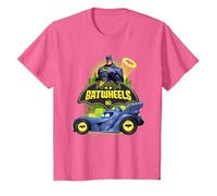 Batman Batwheels The Bat and His Wheels Camiseta, Niños, Rosa Jaspeado, 12 años