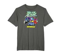 Batman Batwheels Time for Action Camiseta, Hombre Tallas Grandes, Asfalto, 2X Alto