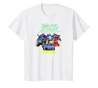 Batman Batwheels Time for Action Camiseta, Niños, Blanco, 3 años
