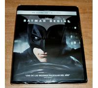 BATMAN BEGINS 4K UHD+BLU-RAY NUEVO PRECINTADO ACCION AVENTURAS (SIN ABRIR)