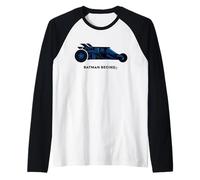 Batman Begins The Batmobile Drawing Camiseta Manga Raglan