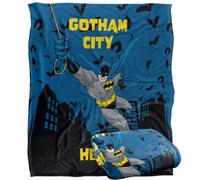 BATMAN Blanket, 152 x 127 cm Gotham City Hero Silky Touch Super Soft Throw Blanket