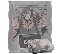 BATMAN Blanket, 152 x 127 cm The Bane Mugshot Silky Touch Super Soft Throw Blanket