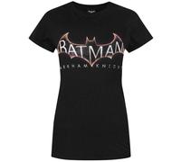 Batman Camiseta con logotipo de Arkham Knight para mujer (NS4531)