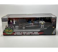 Batman Clásico Serie De TV Robin Pingüino Joker Figuras Batmóvil 1:24 Jada