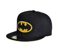 Batman - Classic Logo Snapback Cap Gorra - Negra